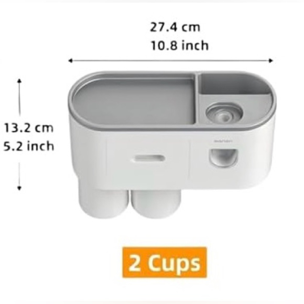 Toothpaste Dispenser + Organizer - Picture 3 of 8